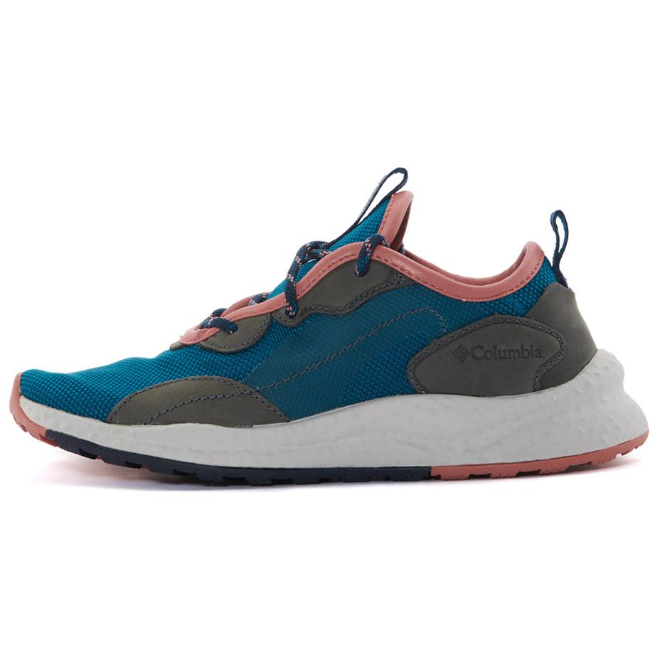 Columbia Durable Breathable Low-Top Casual Shoes Women's Blue Pink