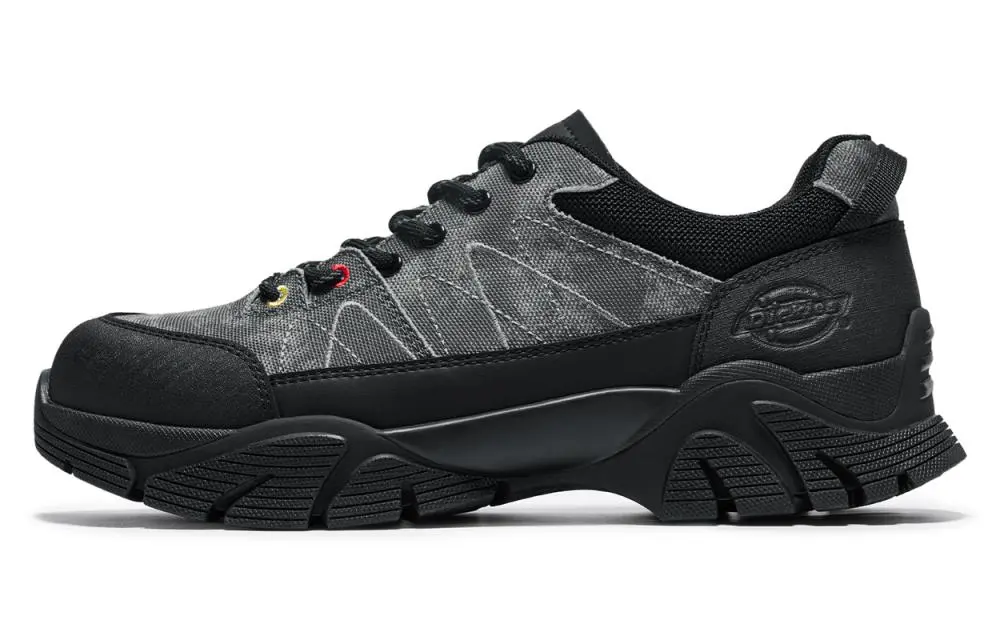 Dickies Wear-Resistant Low-Top Outdoor Shoes Men's Gray Green Black