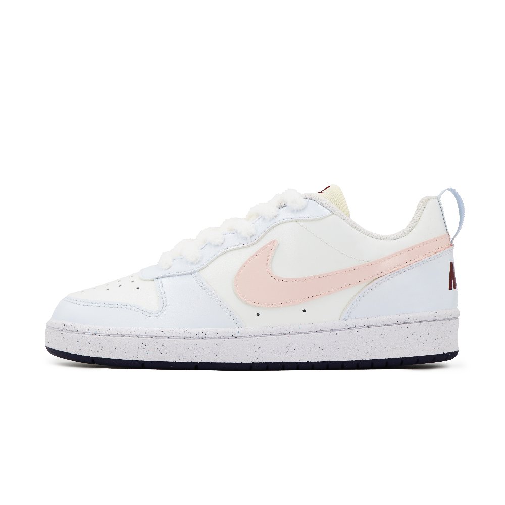 Nike Court Borough Slip-Resistant Cushioning Wear-Resistant Low-Top Skateboard Shoes GS Pink Blue