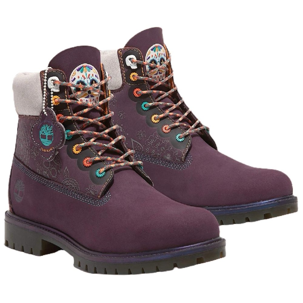 Timberland Classic 6 Inch Ankle Boots Men's Dark Purple
