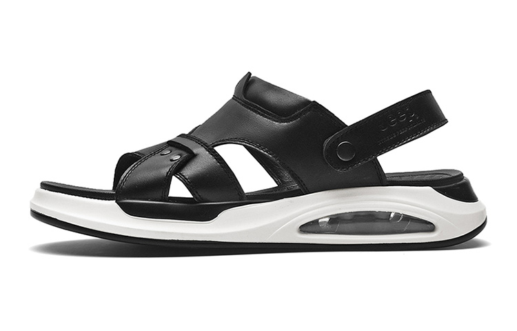 Jeep Beach Sandals Men Black