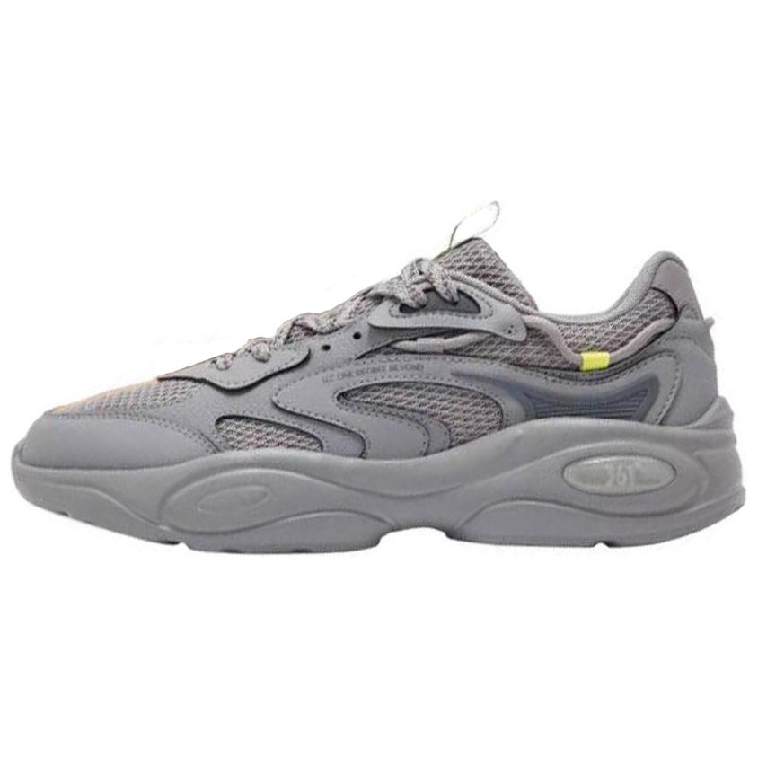 361° Surge Anti-Slip Wear-Resistant Low-Top Chunky Sneakers Men's Gray