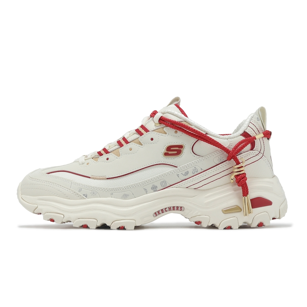 Skechers DLITES Low Top Chunky Sneakers Men's Ecru