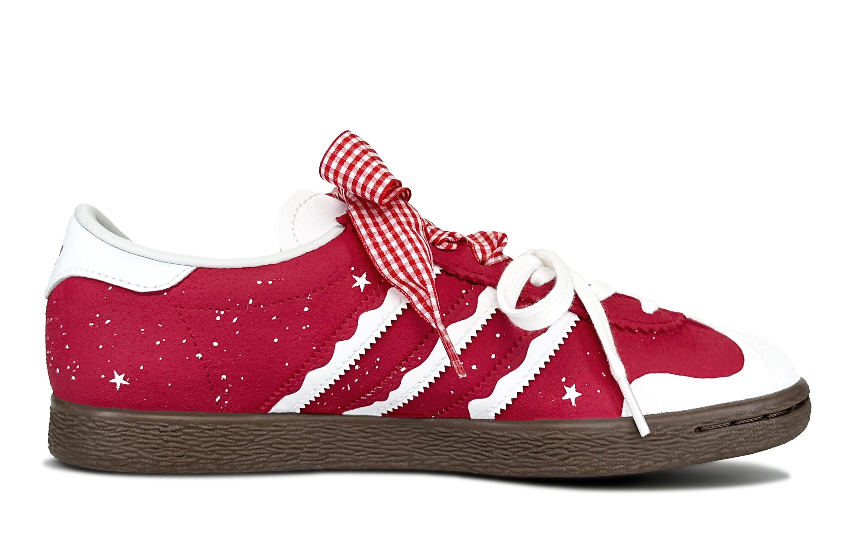 Adidas Originals Stadt Cream Strawberry Cake Abrasion Resistant Low top Skateboard Shoes Unisex Red White
