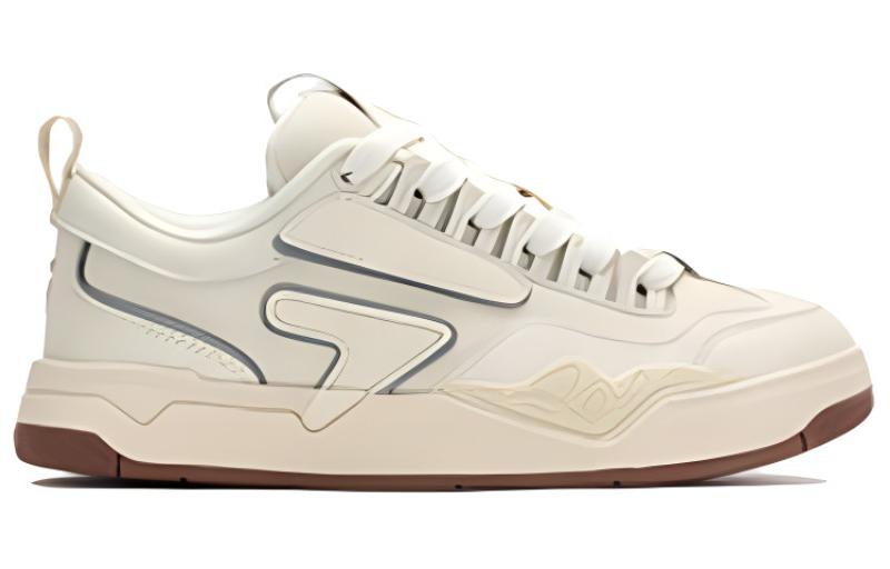 FILA FUSION Nollie Low Top Skateboard Shoes Women's Ecru