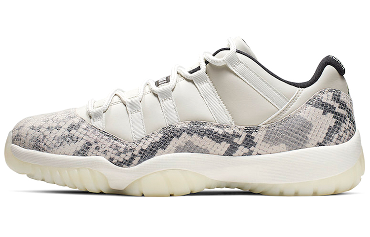 Air Jordan 11 Retro Low 'Light Bone Snakeskin'