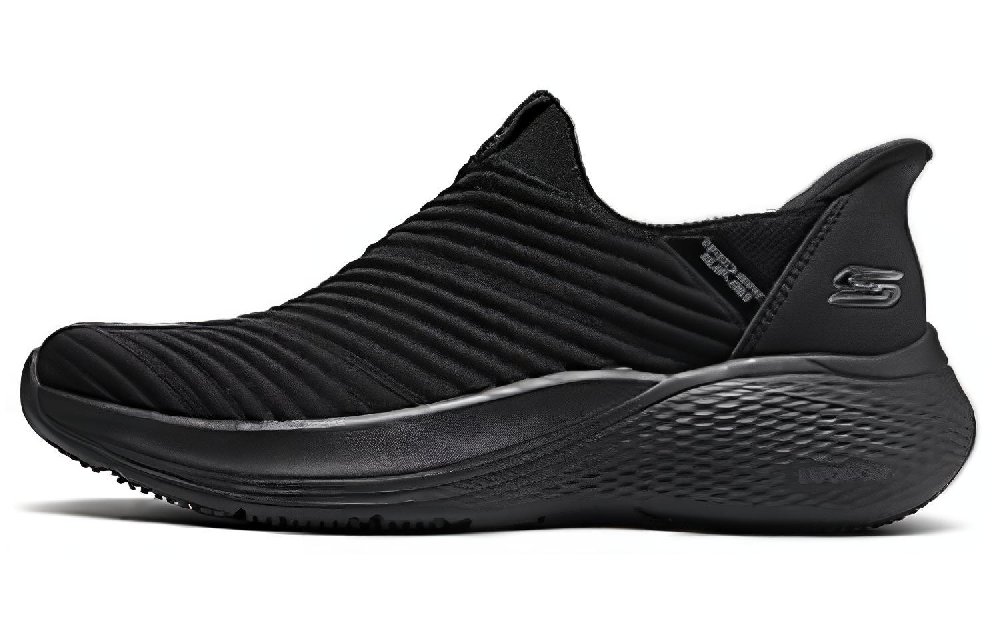 Skechers Cushioning Anti-Slip Wear-Resistant Breathability Low-Top Casual Shoes Women's Black