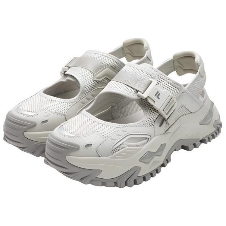 FILA FUSION BIANCO SANDALS Bianco Beach Sandals Women's Silver
