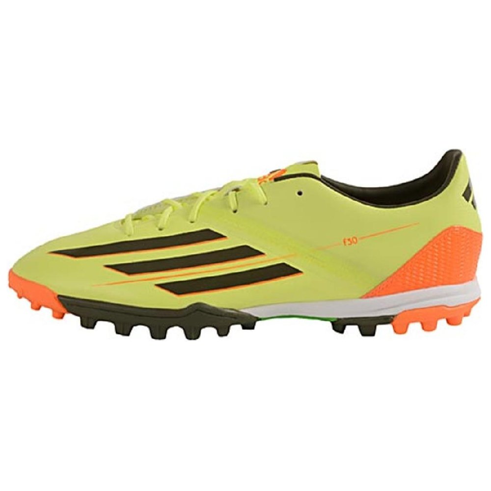 Adidas TF Turf Artificial Ground Slip Resistant, Abrasion Resistant, Lightweight Soccer Shoes Men's Yellow Black Orange