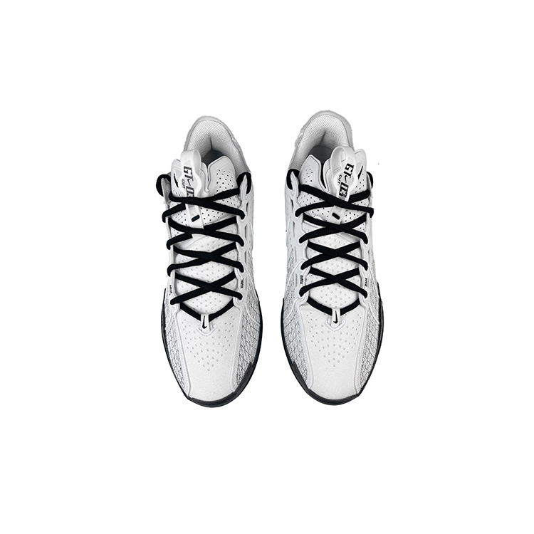 Nike Air Zoom G.T. Cut 3 Wear-Resistant Low-Top Basketball Shoes Unisex White Black Red