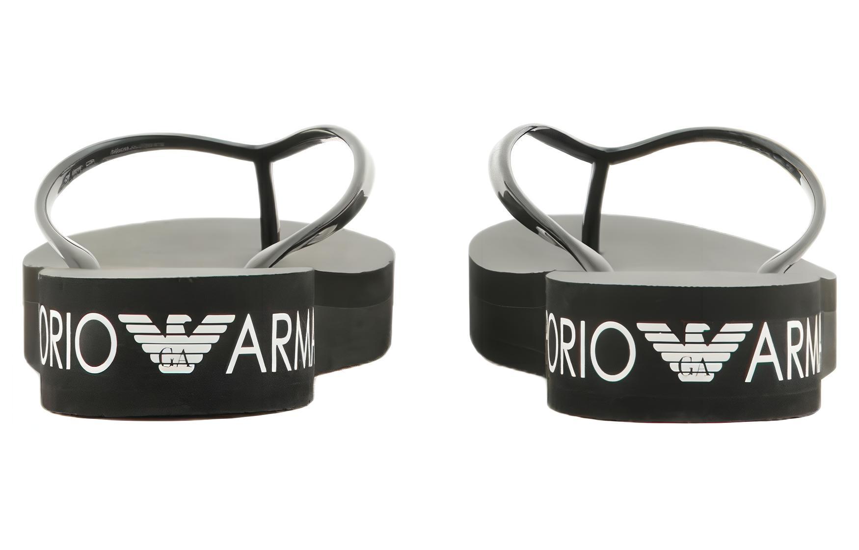 EMPORIO ARMANI Quiet Flip Flops Women's Black купить в интернет-магазине Yoocart с быстрой доставкой по России.
