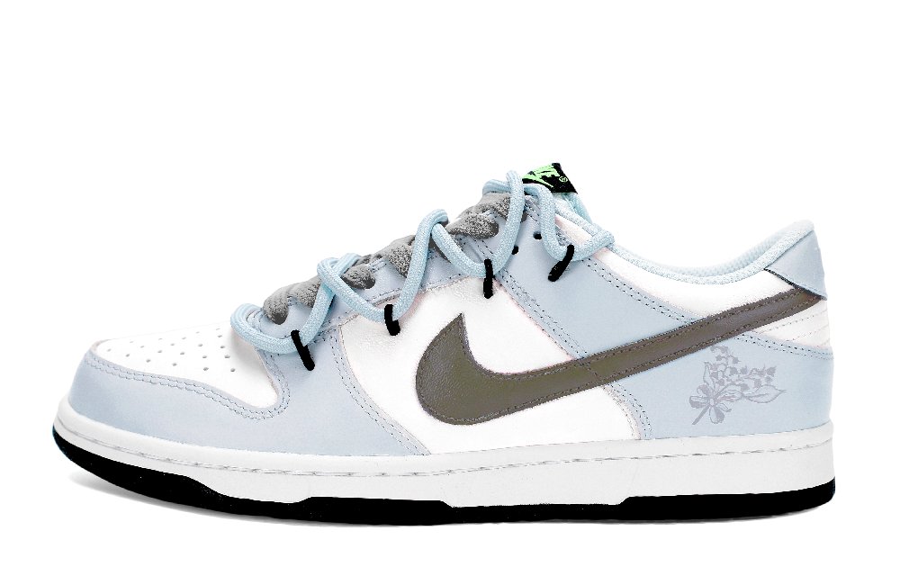 Nike Dunk Slip-Resistant Low-Top Skateboard Shoes GS Blue