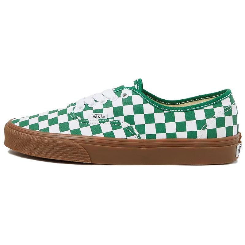 Vans Authentic Skateboard Shoes Unisex Low-Top Green