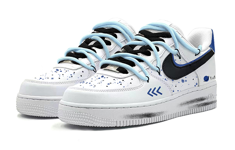 Nike Air Force 1 Low Air Force 1 Low-Top Skateboard Shoes Men's White Blue купить в интернет-магазине Yoocart с быстрой доставкой по России.