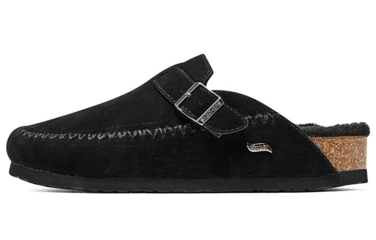 Skechers ARCH FIT GRANOLA Rubber Sole Quick Dry Slide Slippers Women's Black