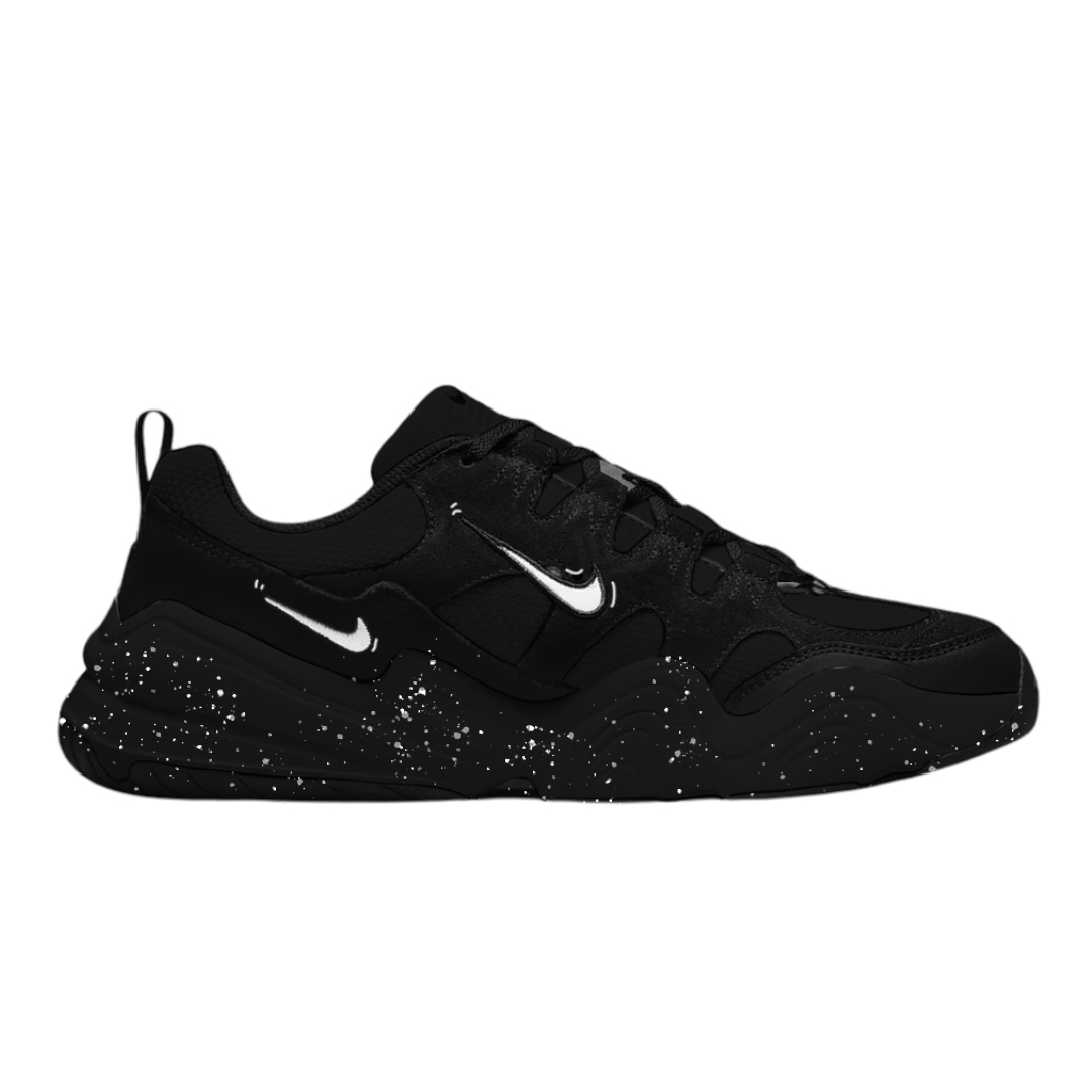 Nike Tech Hera Night Sky Starlight Cushioning, Wear Resistant Low top Casual Shoes Unisex Black