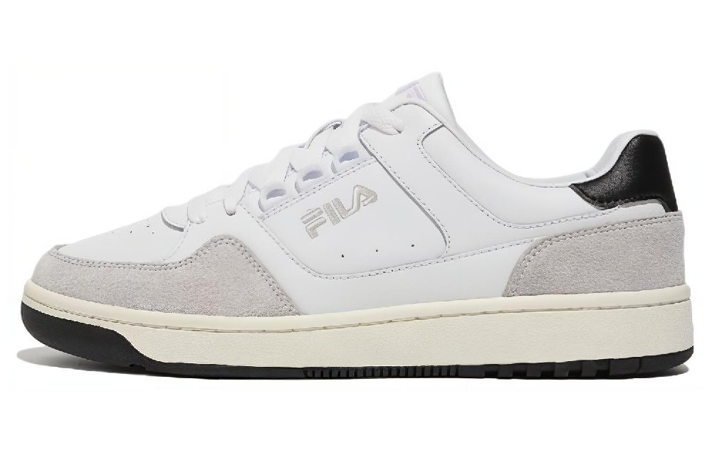 FILA Talga Club LT Low Top Skateboard Shoes Unisex White Gray Korean Style