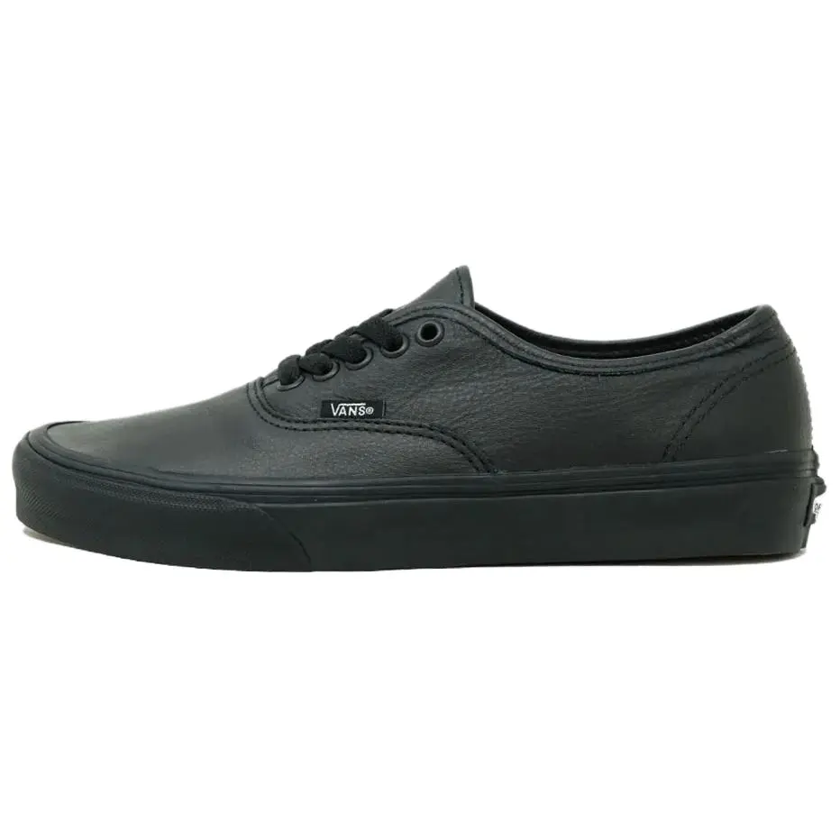 Vans Authentic Leather 'Triple Black' Women's