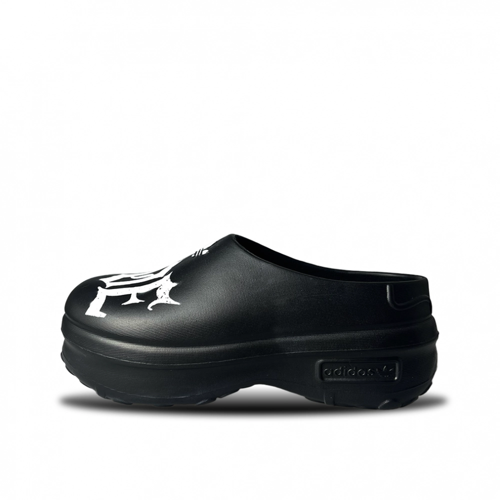 Adidas Originals AdiFOM Stan Smith Mule Abrasion Resistant Closed Toe Slippers Women's Black White