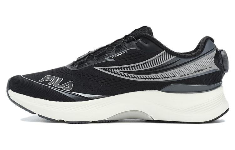 FILA BOA JOGGER M'S Anti-Slip Wear-Resistant Low-Top Casual Running Shoes Men's Black Gray
