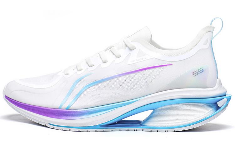 LINING WuShi 5S 3.0 Running Shoes Men Low-Top White/Blue/Purple