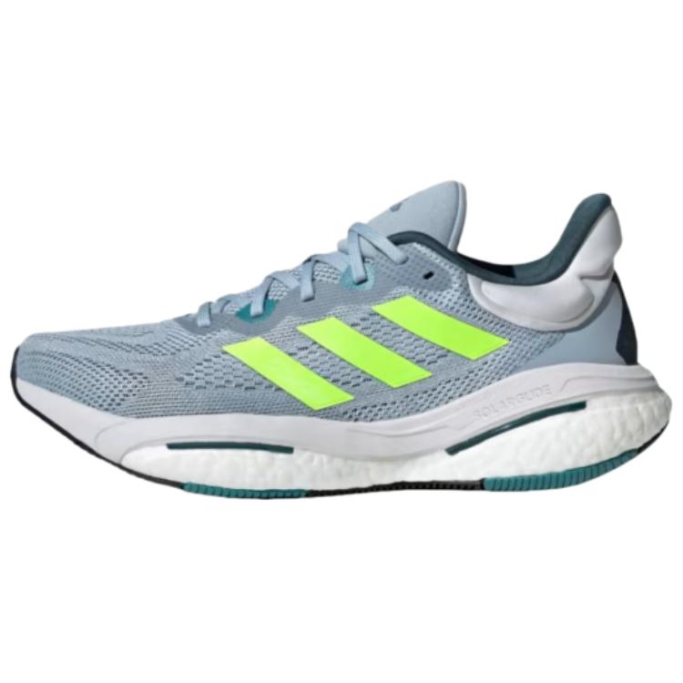 Adidas Solar Glide 6 Anti Slip Wear Resistant Low Top Running Shoes Men's Gray