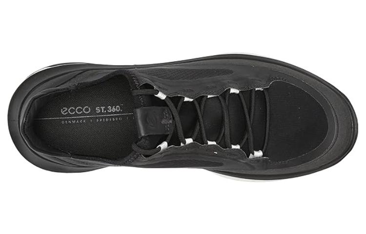 Ecco St 360 Cushioning Anti-Slip And Wear-Resistant Low-Top Casual Shoes Men's Black