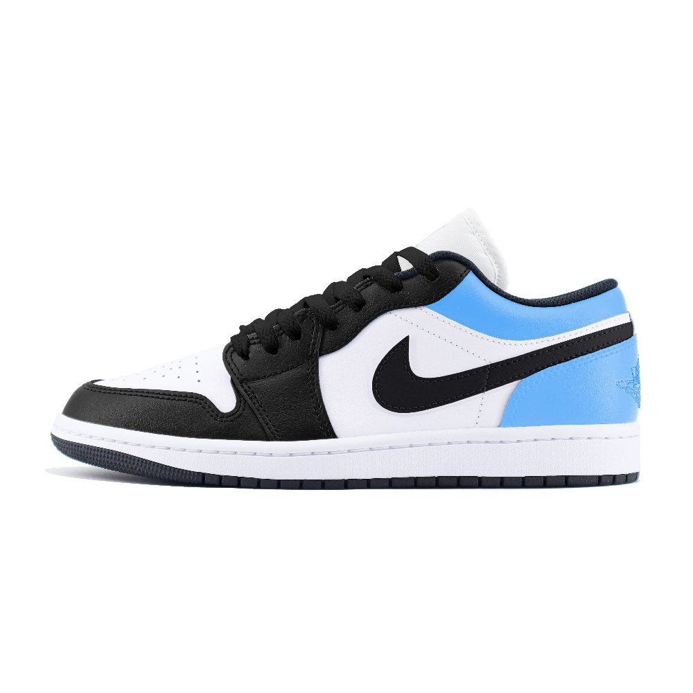 Jordan Air Jordan 1 LOW Abrasion Resistant Low Top Vintage Basketball Shoes Unisex Black Blue