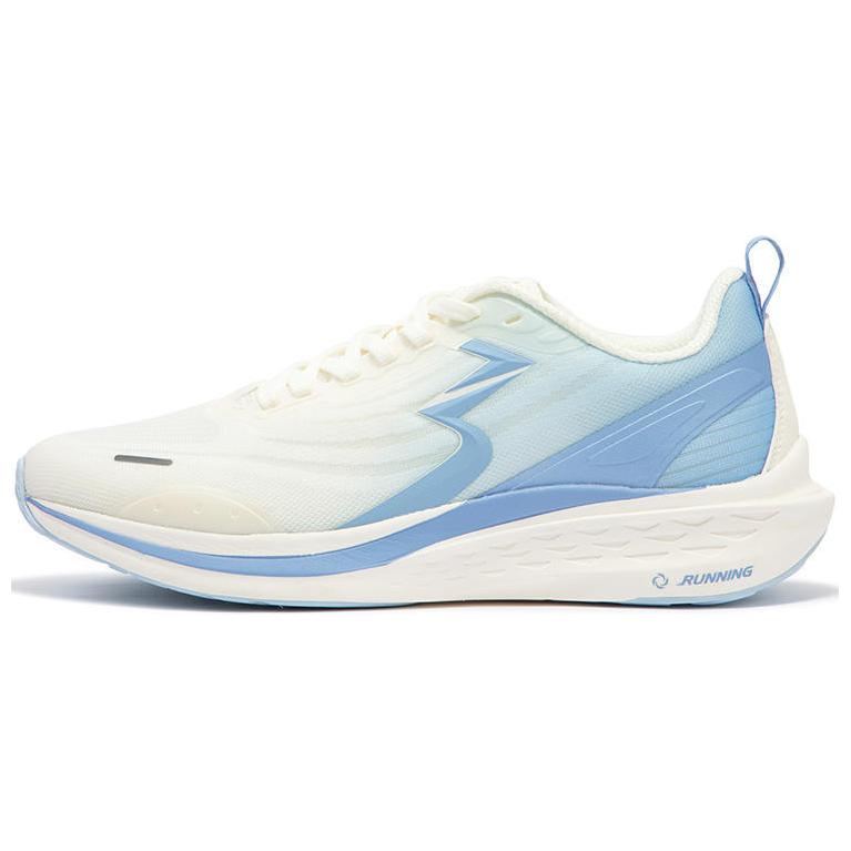 361° FlyFish 1 Cushioning Wear-Resistant Low-Top Running Shoes Men's White Blue