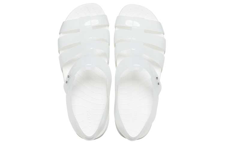 Crocs Splash Glossy Fisherman Sandal 'White' Women's
