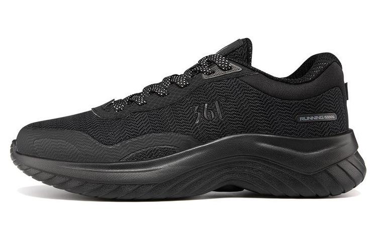 361° Slip Resistant Breathable Low Top Running Shoes Men's Black