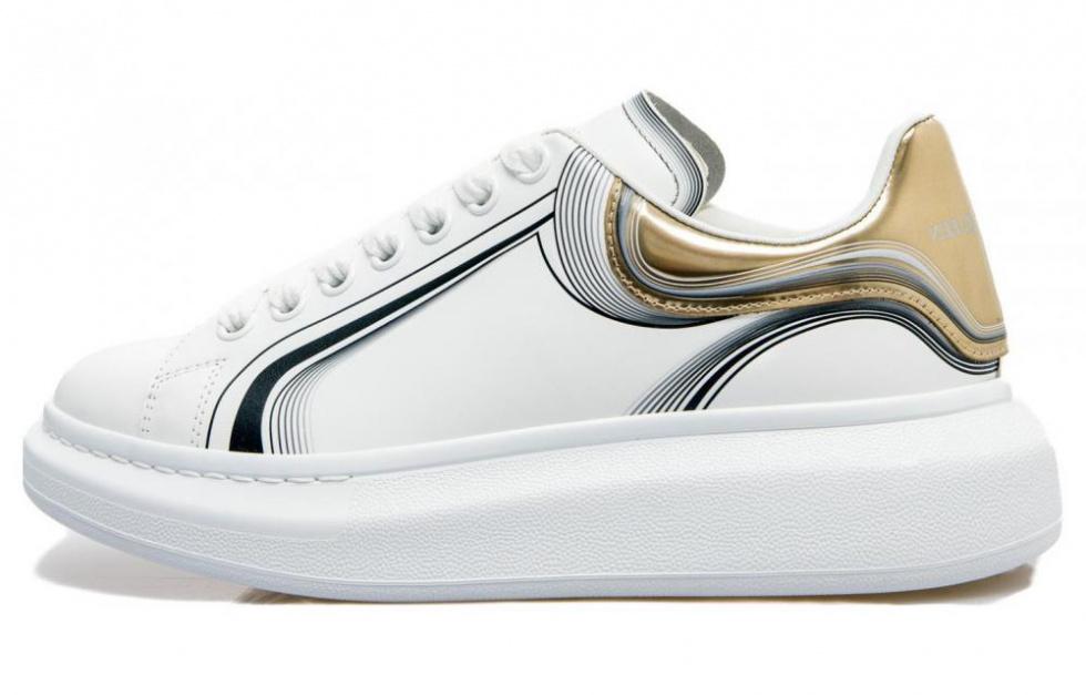Alexander McQueen Oversized White Silver