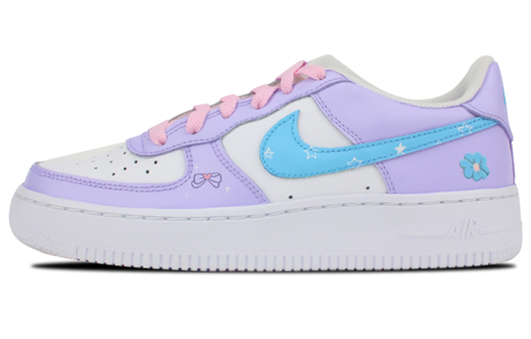 Nike Air Force 1 Low-Top Skateboard Shoes Women's Purple