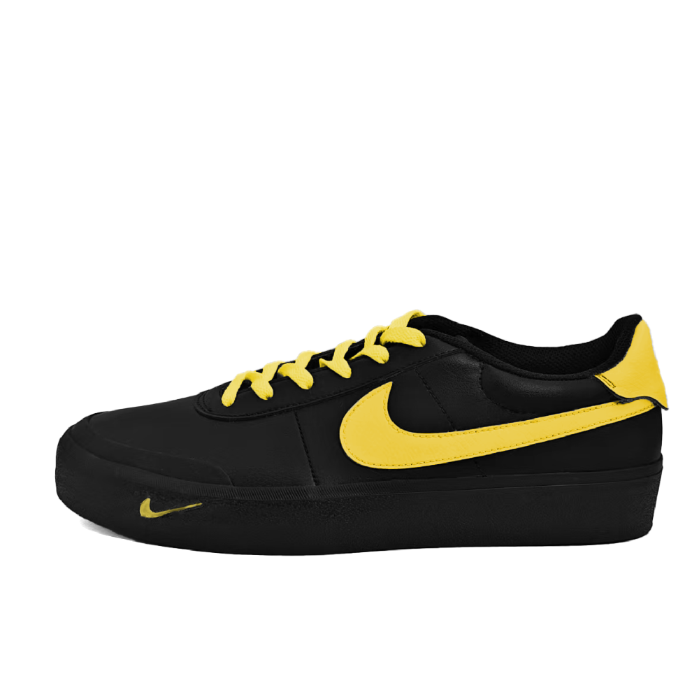 Nike Court Shot Anti-Slip And Wear-Resistant Lightweight Low-Top Skateboard Shoes Unisex Yellow