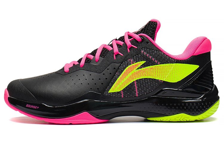 LINING Thunder Badminton Shoes Unisex Low top Black