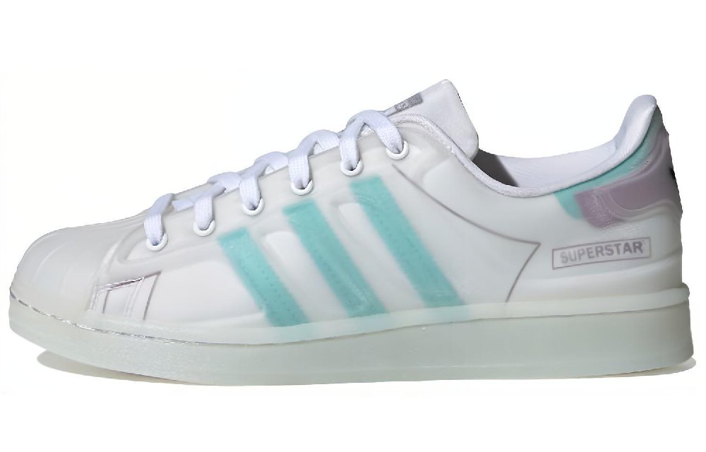 Adidas Originals Superstar Futureshell Shoes White/Blue Women's