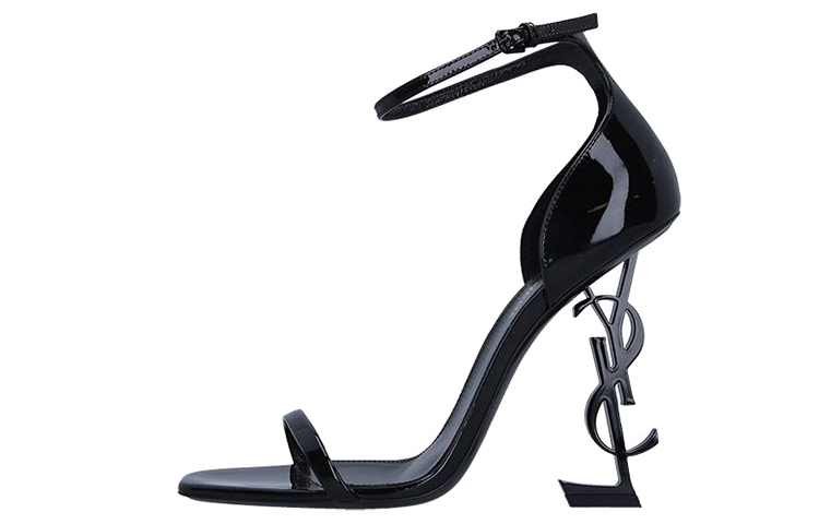 SAINT LAURENT Opyum Sandals Black