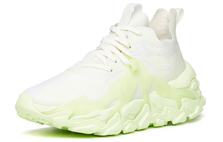 ANTA Chunky Sneakers Men's Low top White/Neon Green купить в интернет-магазине Yoocart с быстрой доставкой по России.
