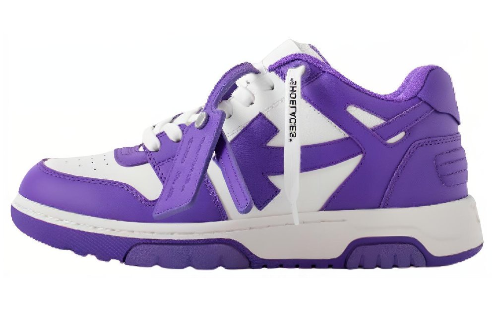 OFF WHITE Out Of Office Low Top Sneaker 'Purple White' Women's