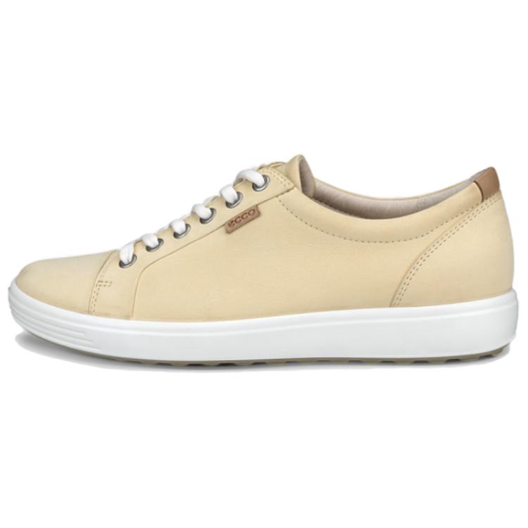 Ecco Abrasion Resistant Low Top Skateboard Shoes Women's Yellow