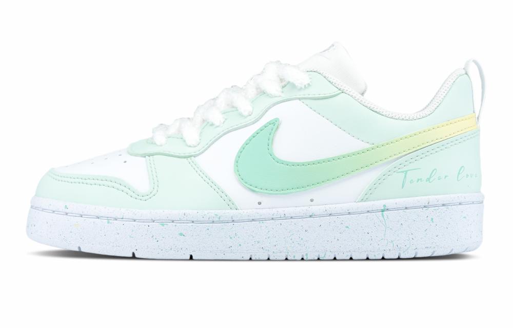 Nike Court Borough Skateboard Shoes Women's Low-Top Yellow