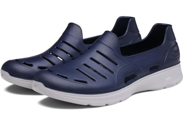 Skechers H2 Go Breathable River Trekking Shoes Men's Gray Blue