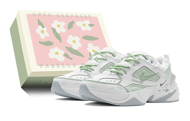 Nike M2K Tekno Low-Top Chunky Sneakers Women's Green
