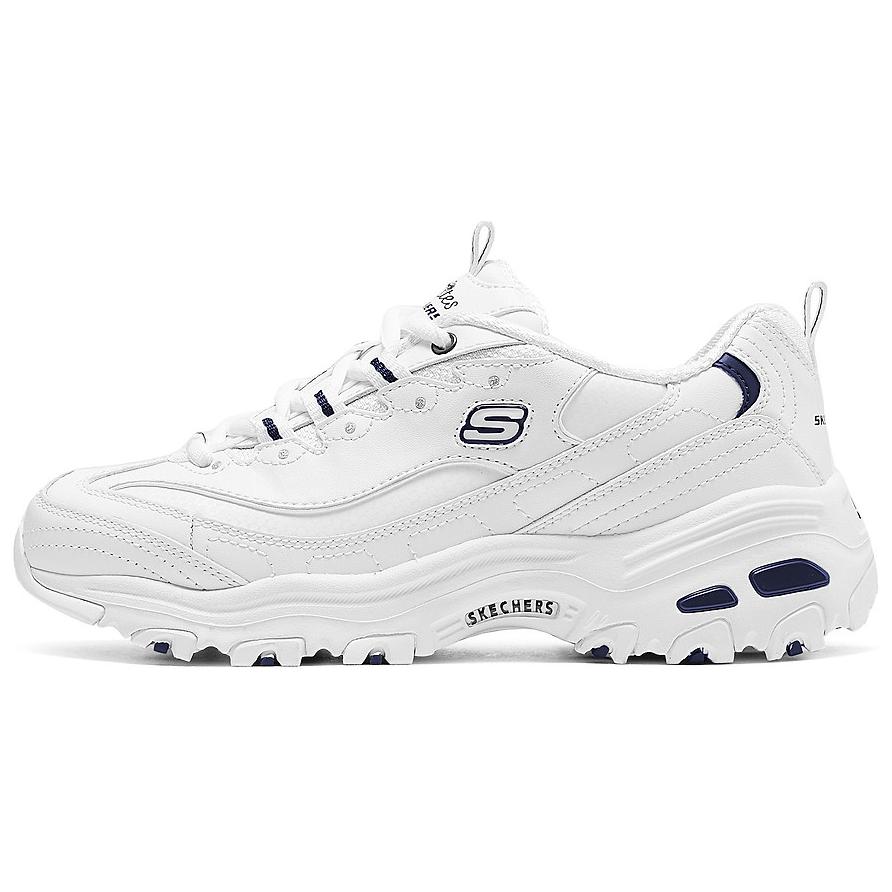 Skechers D'LITES 1.0 Low Top Chunky Sneakers Women's White