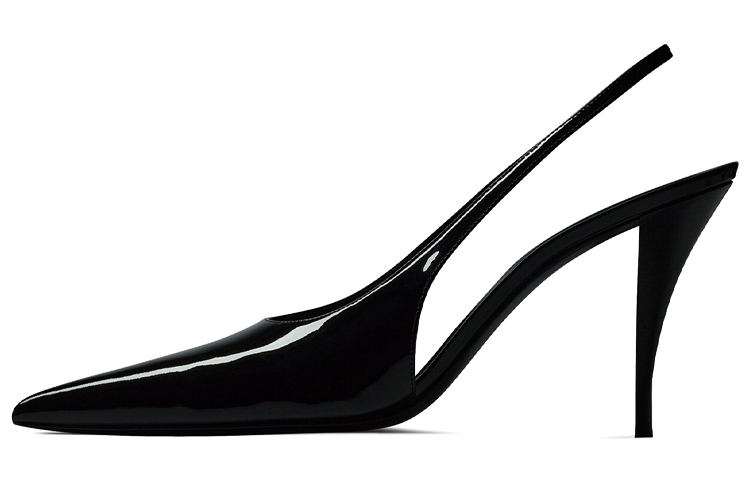 SAINT LAURENT Viper Slim Heel High Heels 9cm Women's Black