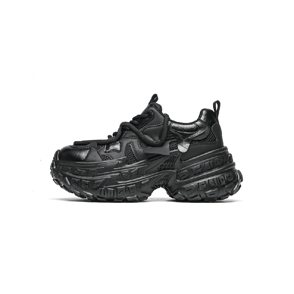 EBLAN Low-Top Chunky Sneakers Women's Black