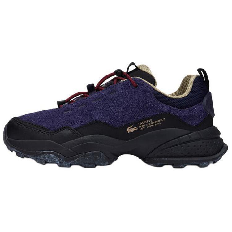 LACOSTE Low-Top Casual Shoes Men's Navy Blue