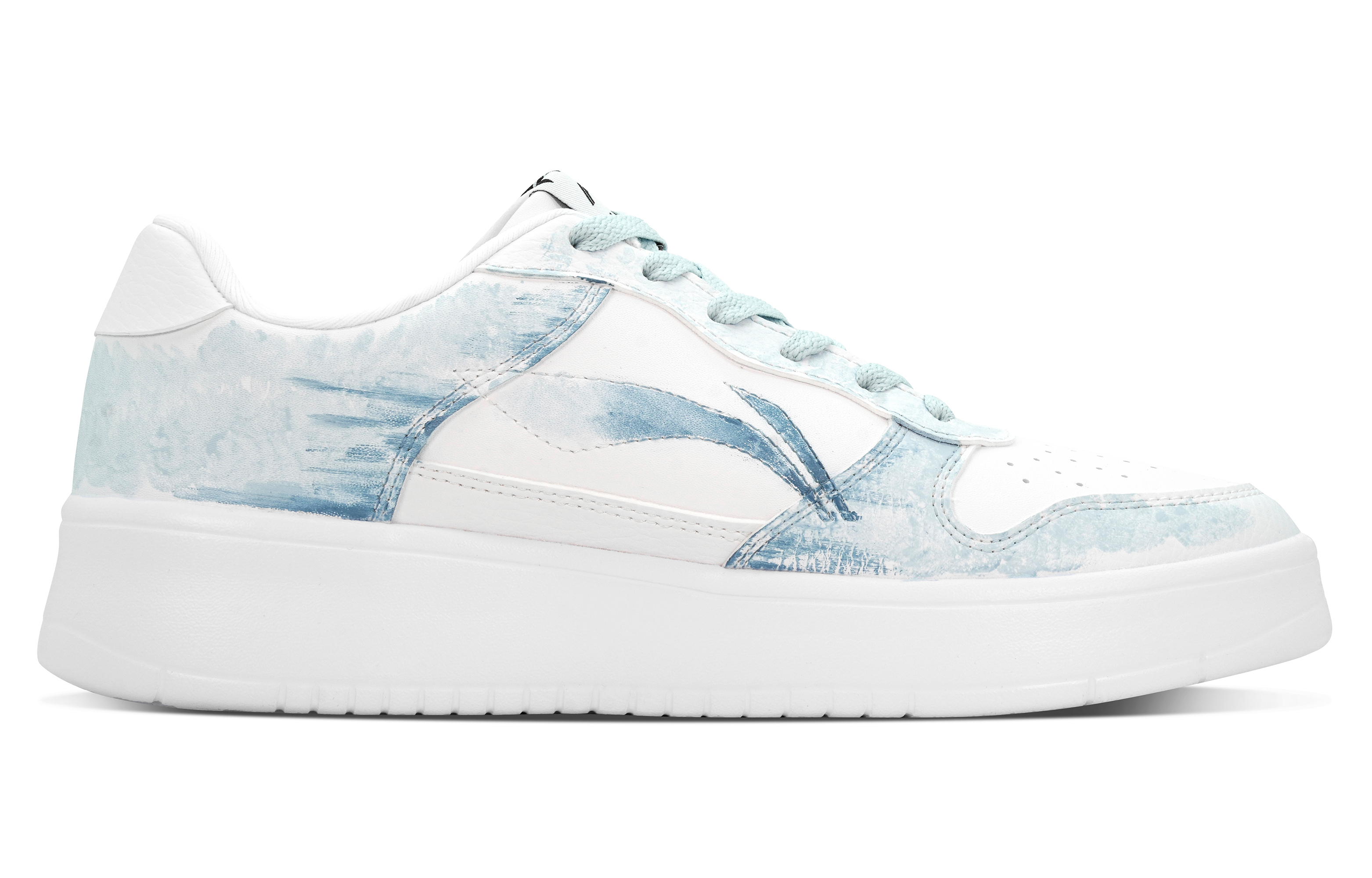 LiNing Pontoon Boats Abrasion Resistant Coverage Cushioning Low top Skateboard Shoes Men's White Blue купить в интернет-магазине Yoocart с быстрой доставкой по России.
