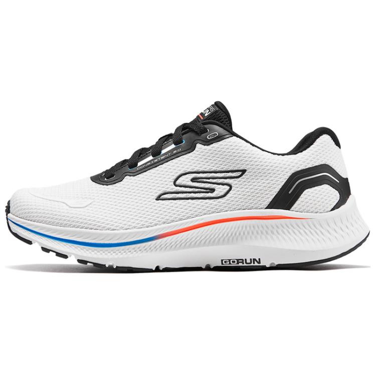 Skechers GO RUN Low Top Running Shoes Men's White