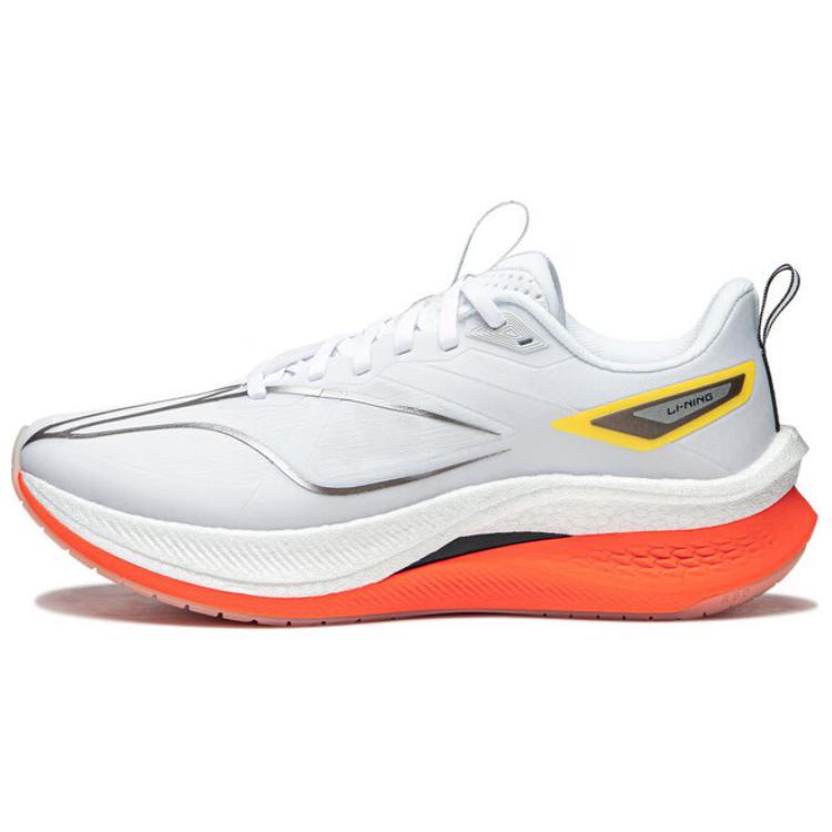 LiNing Red Hare 7 Pro Cushioned Slip-Resistant Low-Top Running Shoes Women's White Silver
